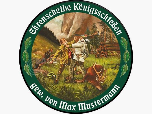 Schützenscheibe ECO-LINE Motiv 136