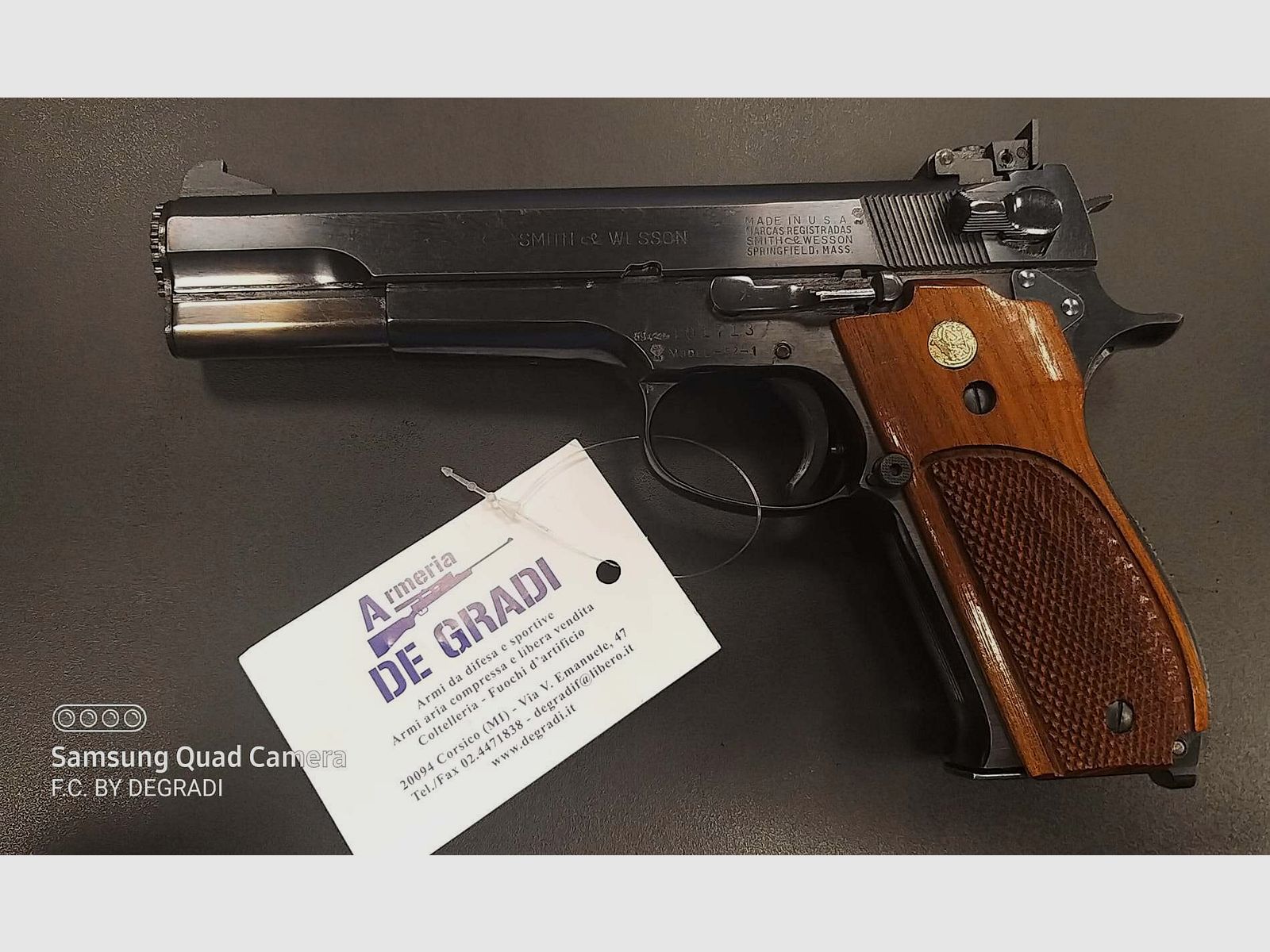 SMITH & WESSON 52-1 Cal. 38 WAD CUTTER, image 1 of 6