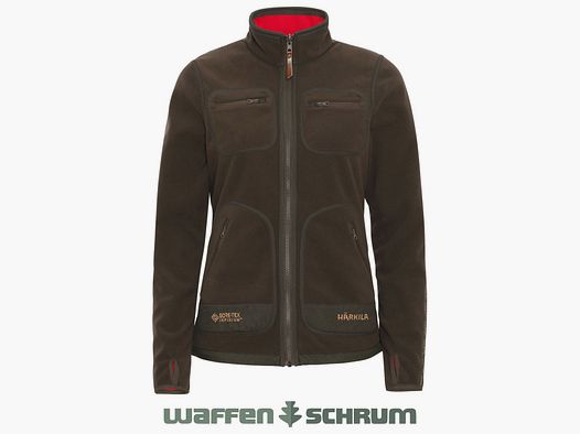 Härkila Fleecejacke Kamko Brown/Red