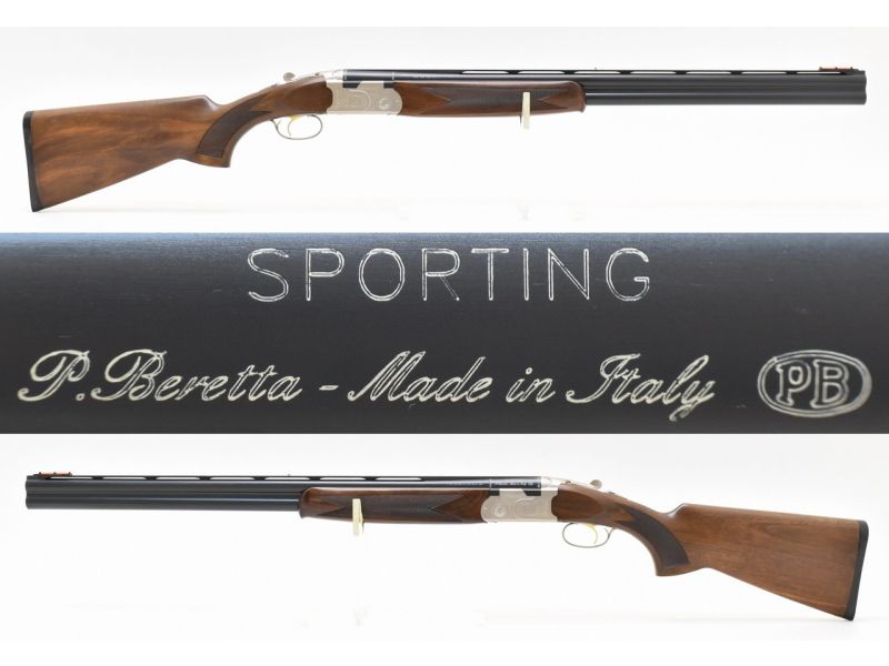 BERETTA " Silver Pigeon SPORTING " Bockflinte / BDF im Kal. 12/76 Mag. mit 28" / 71cm langen Läufen