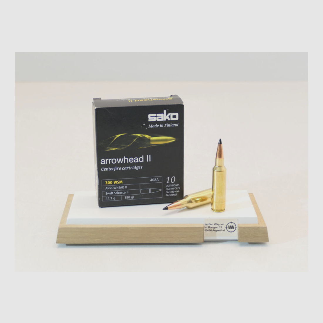 Sako Arrowhead II 11,7g/180grs á10 .300WSM
