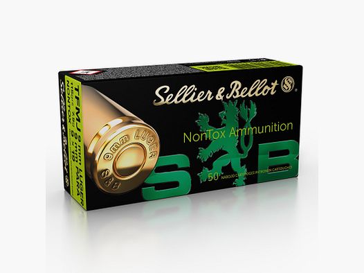 SELLIER & BELLOT 9X19 NONTOX (9 PARA) TFMJ 115G x50
