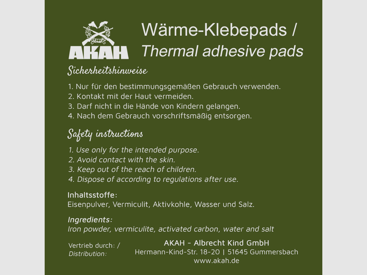 AKAH Wärmebild-Zielpads, 10 Stück