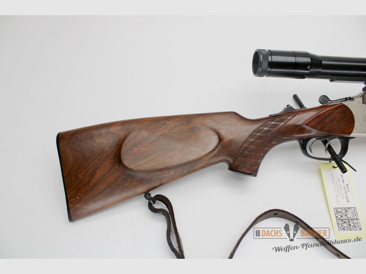 BBF Bockbüchsflinte Blaser ES700 Kal. 7x65R + 12/70 mit Zeiss Diavari Z 1,5-6x42 LINKSSCHÄFTUNG