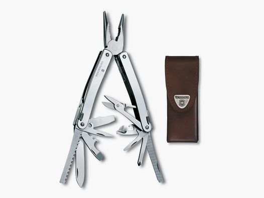 Victorinox Swisstool Spirit X inkl. Leder-Gürteletui