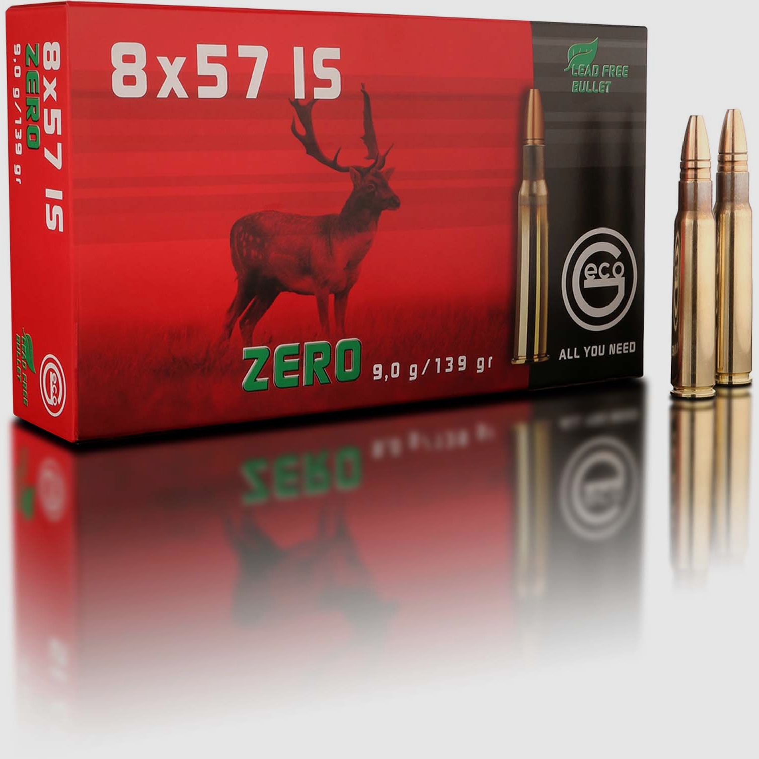 Geco 8x57JS Zero 9,0g - 139gr