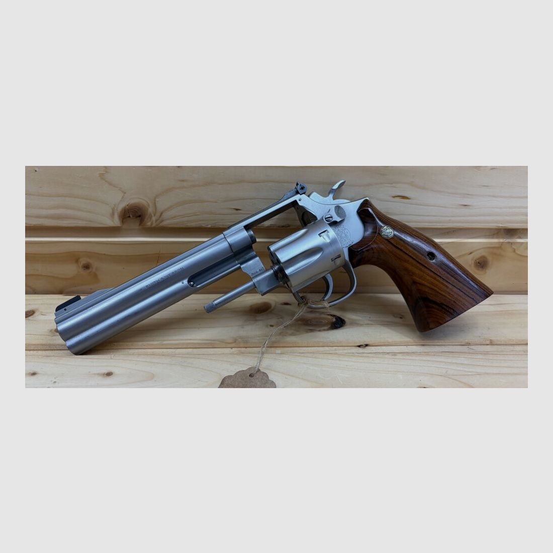 Smith & Wesson Mod. 617 Target Champion .22 l.r. Impugnature in legno .22lr
