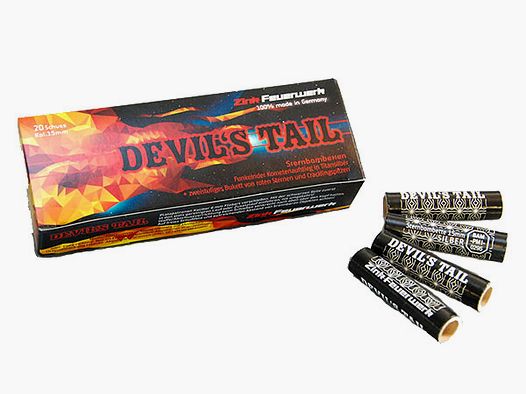Zink 15mm Sternbombetten Devil´s Tail 20 Schuss