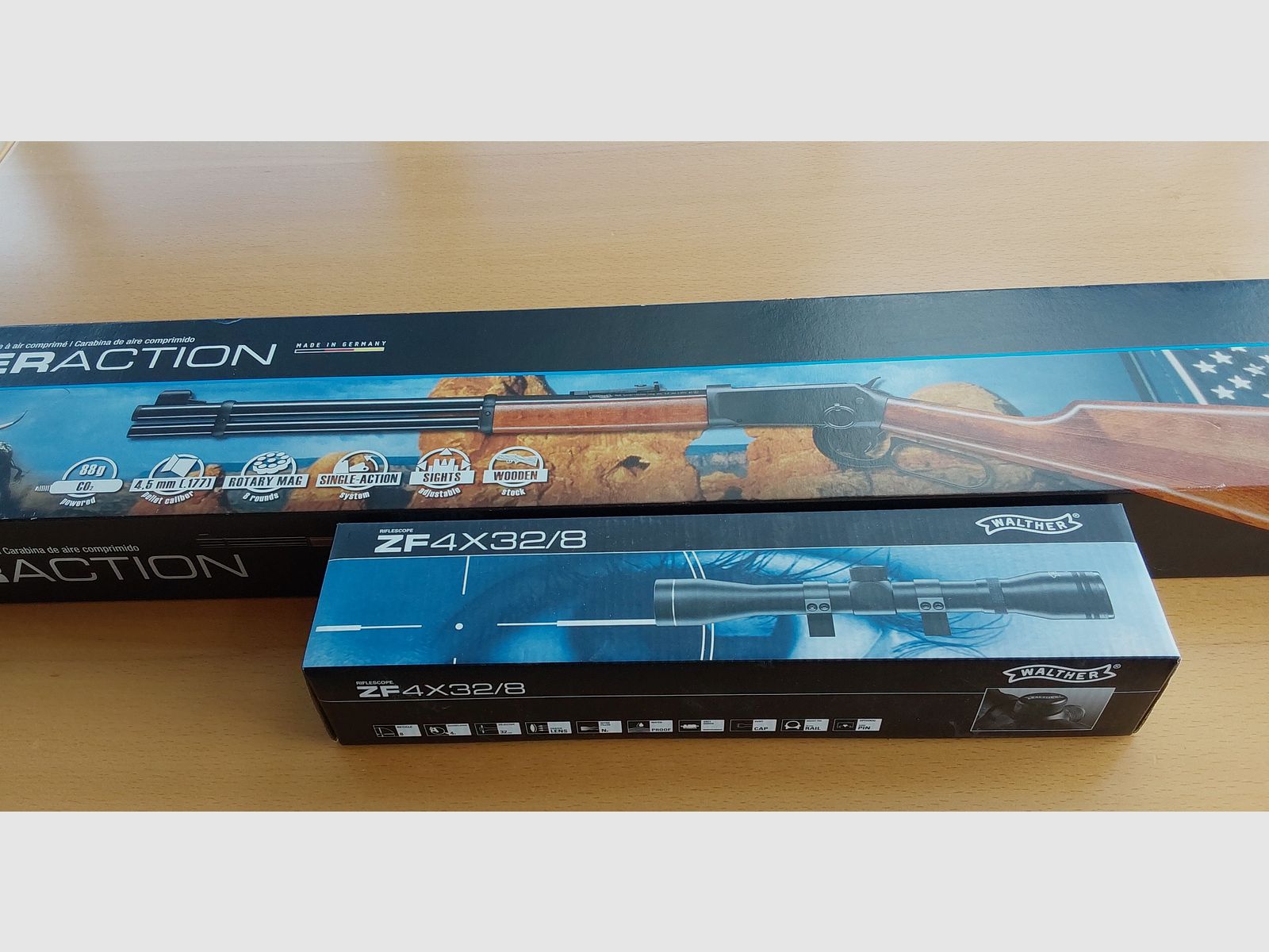 Walther Lever Action  CO2    4,5 mm Diabolo