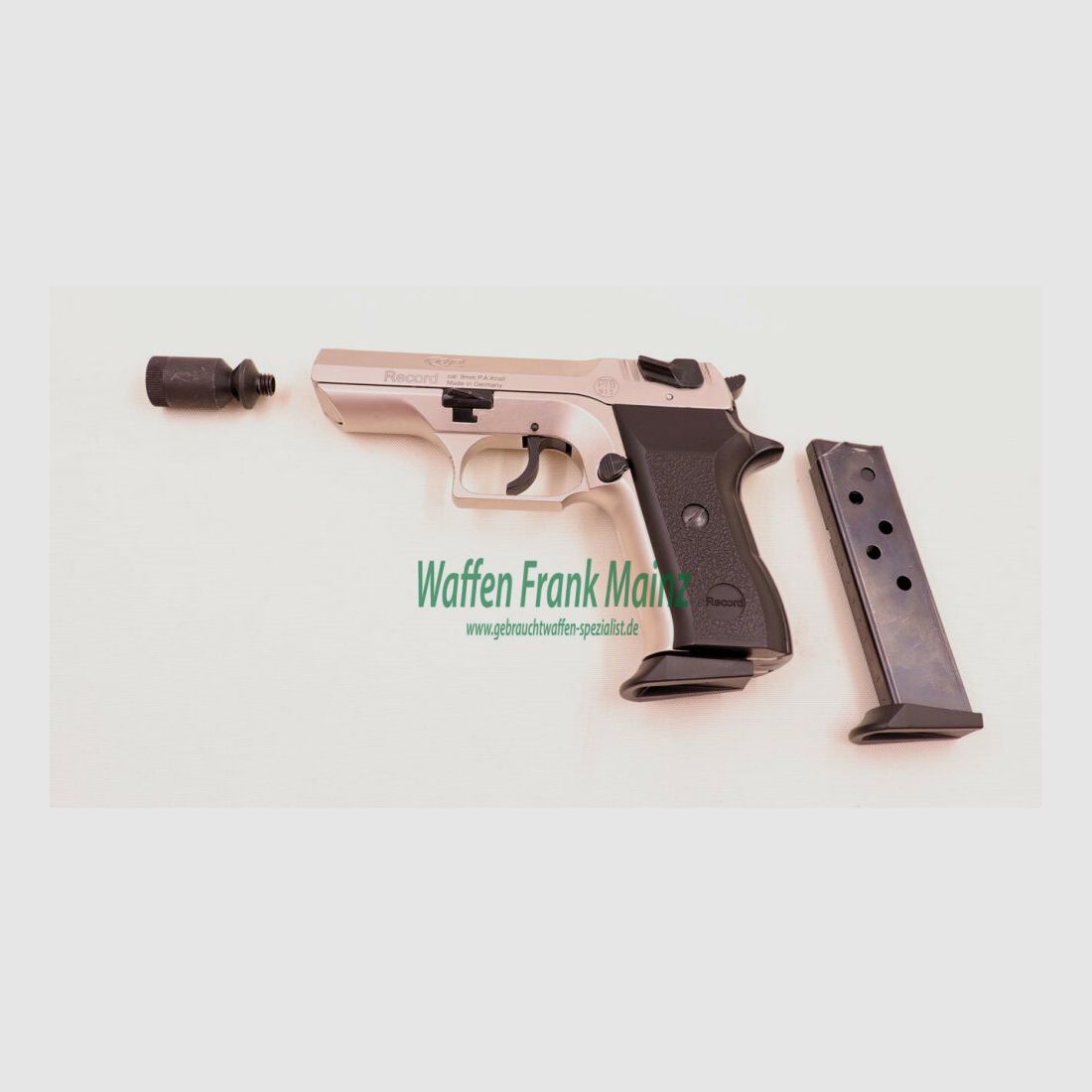 Record, Deutschland COP vernickelt 9mm P.A.K.