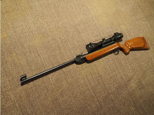 Jagdliches Weitschuss Luftgewehr, DIANA 35 C mit Zielfernrohr mit 2.5-10x50