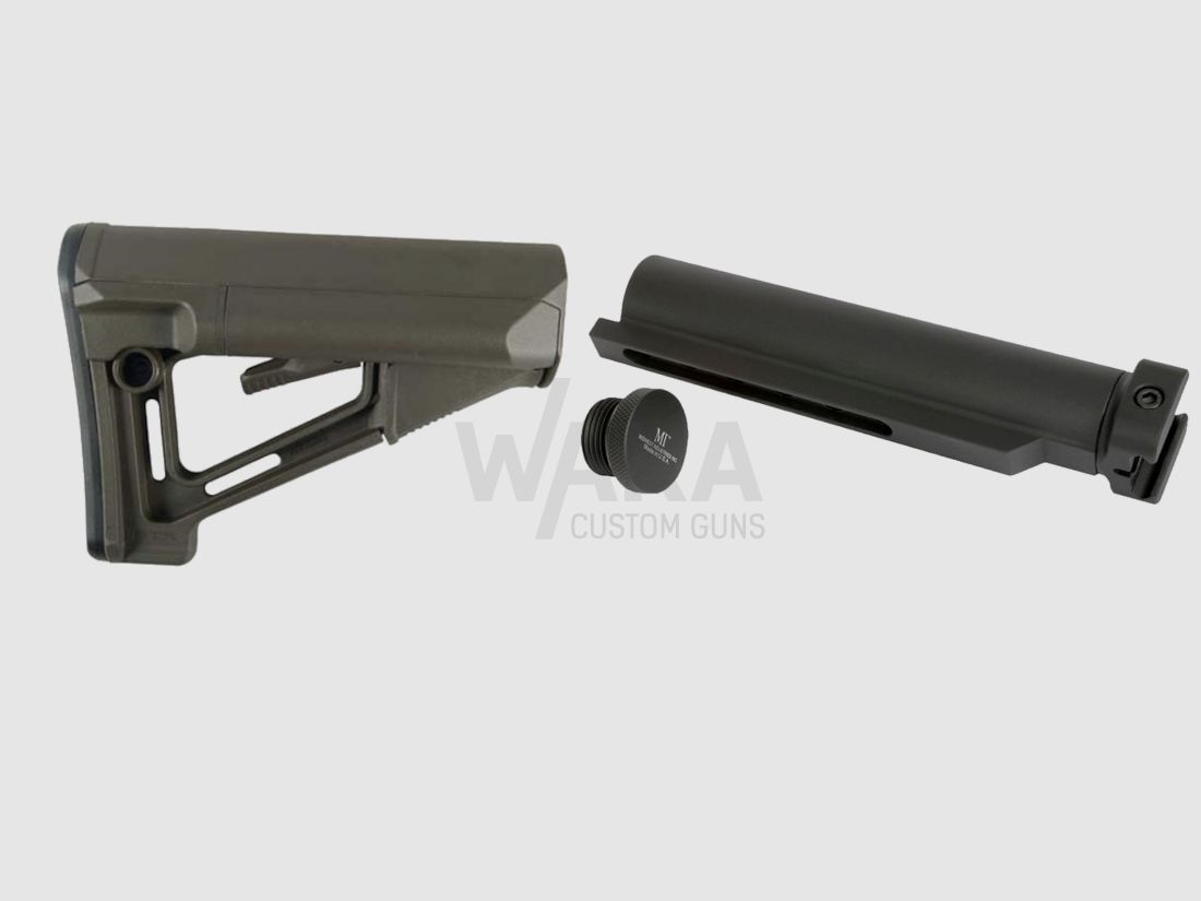 Magpul STR Kit on NAR, OD Green