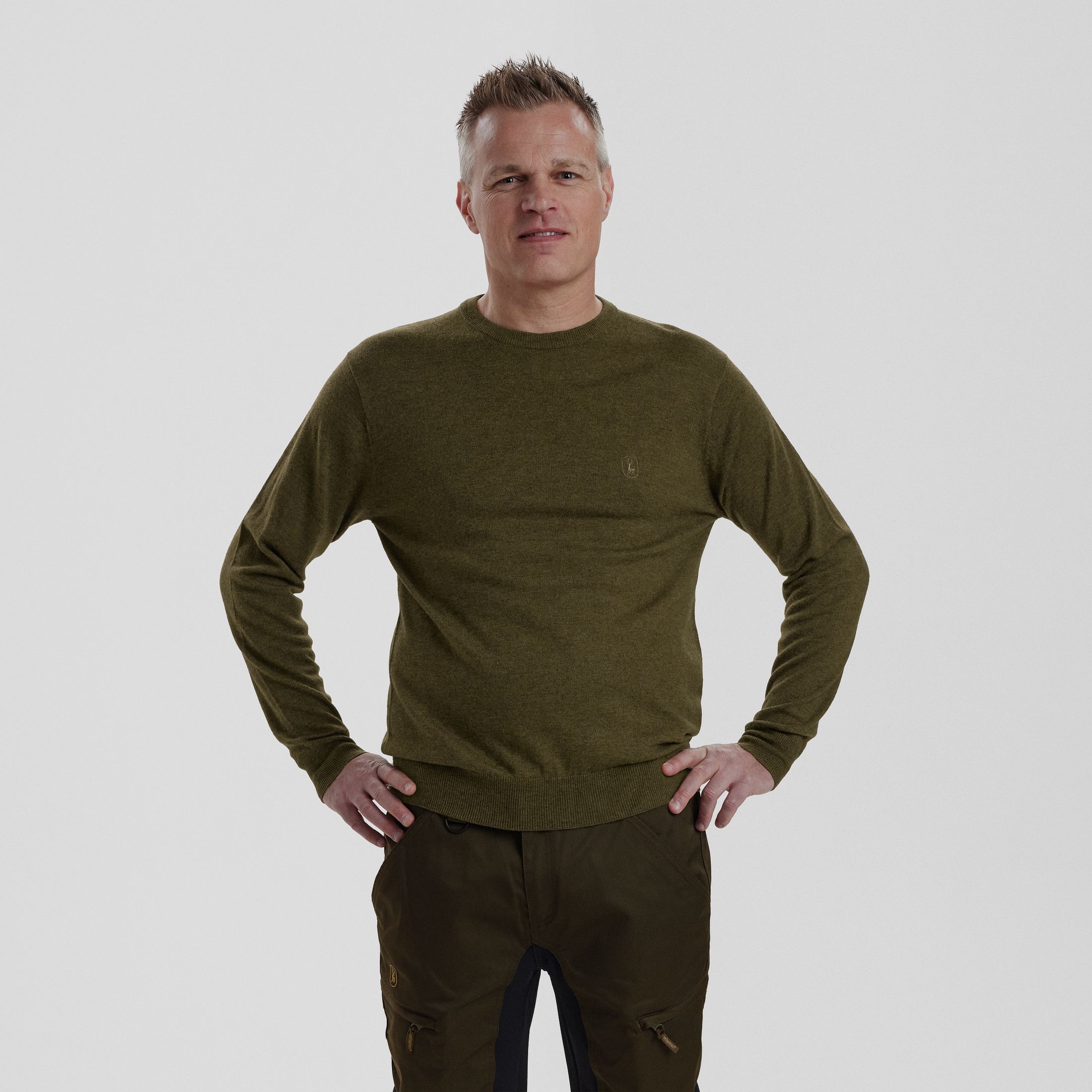 Kingston Pullover mit Rundhalsausschnitt - Cypress – Größe: S