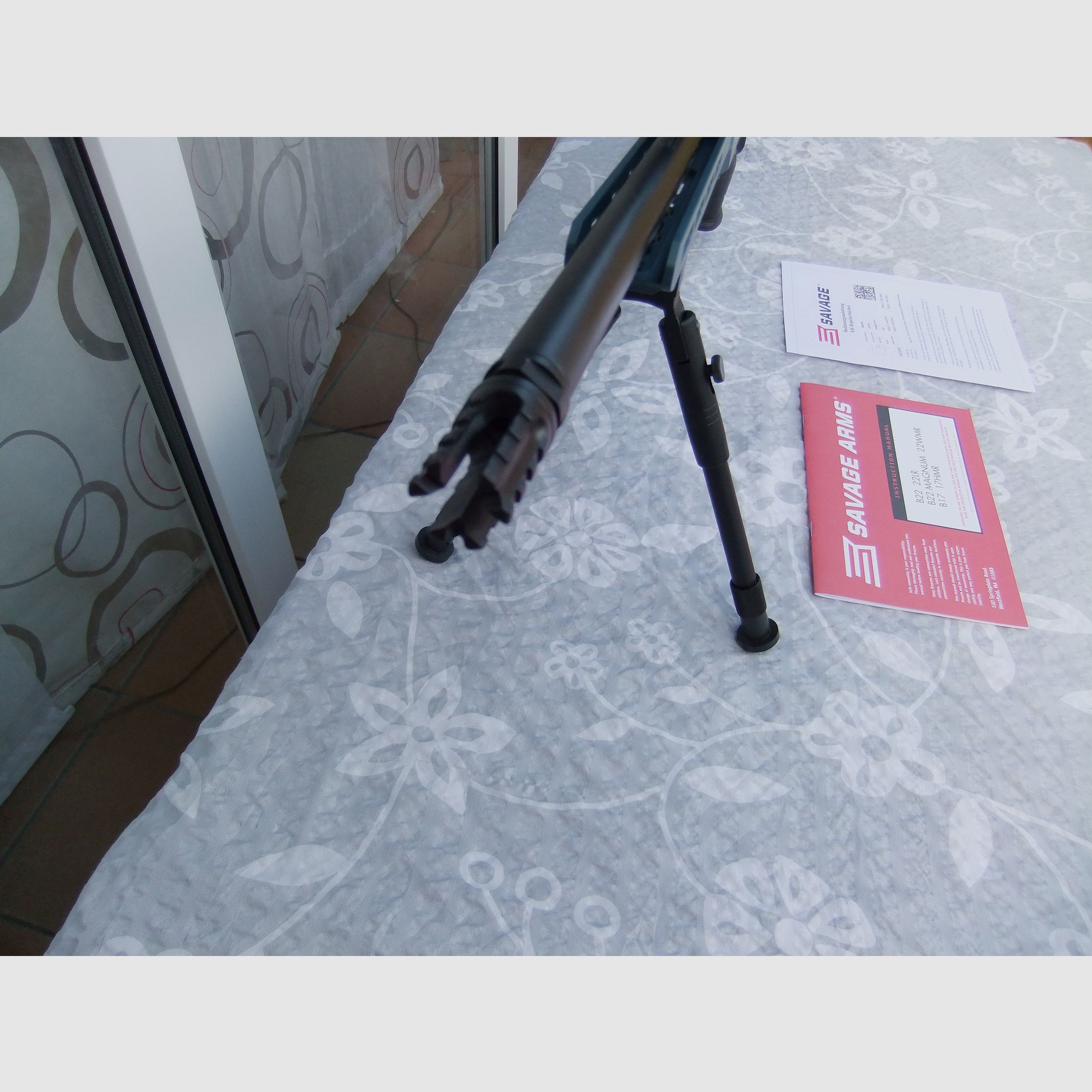SAVAGE KK-Matchbüchse Mod. B22 PRECISION BLUE -18' .22lr Repetierer
