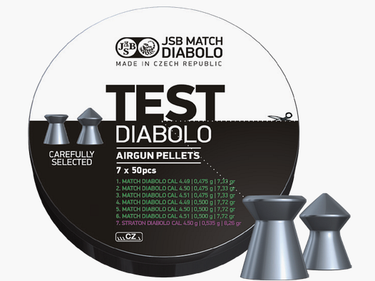 JSB Match Test Box Pistola 4,5mm