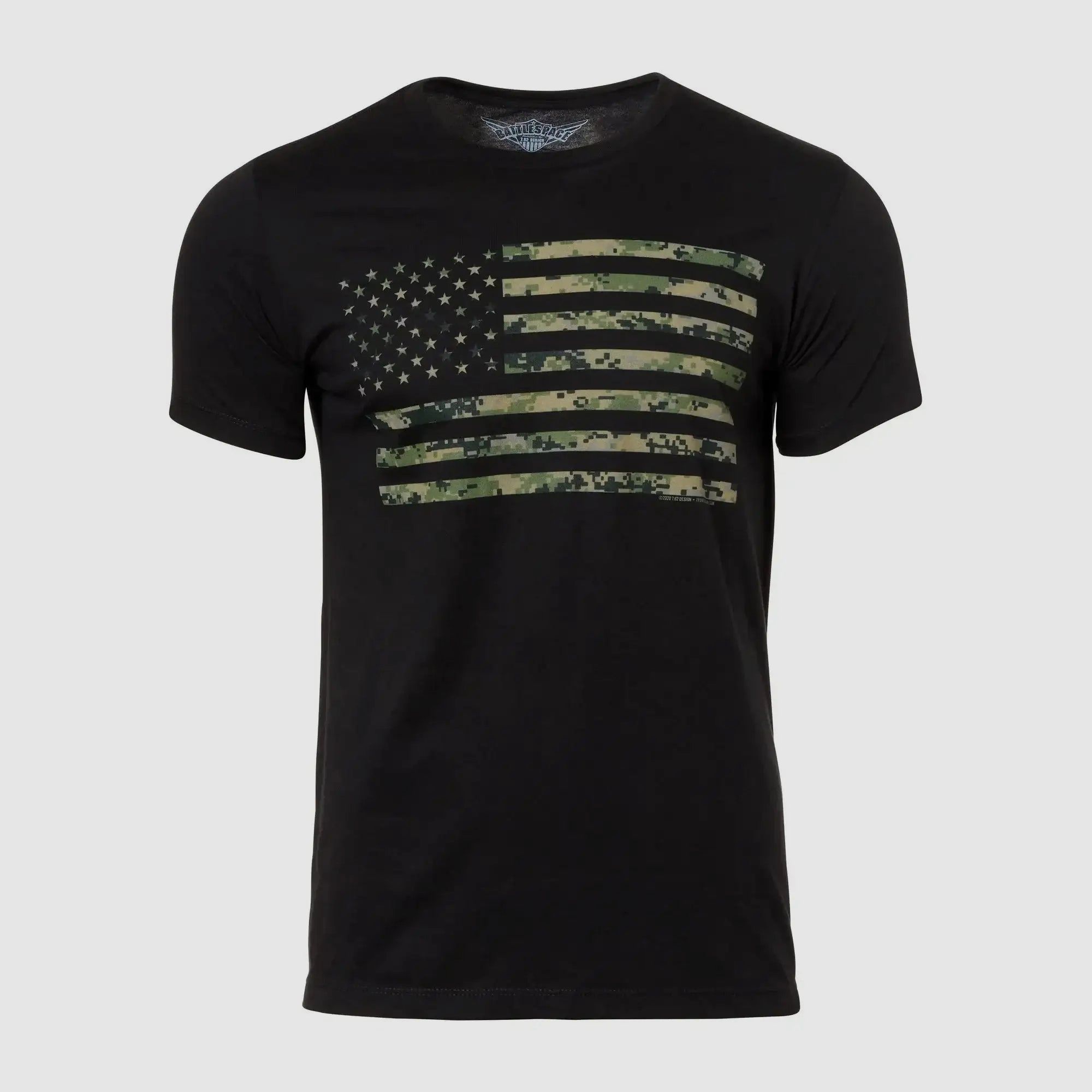 7.62 Design 7.62 Design T-Shirt USMC Woodland Marpat Flag
