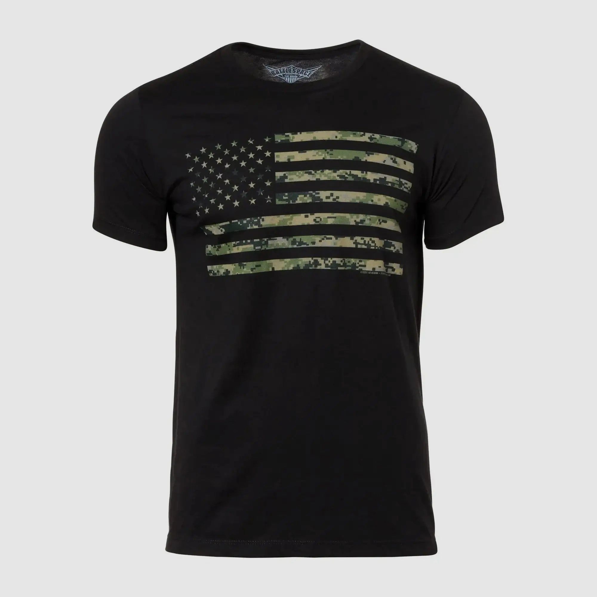 7.62 Design 7.62 Design T-Shirt USMC Woodland Marpat Flag - S Men