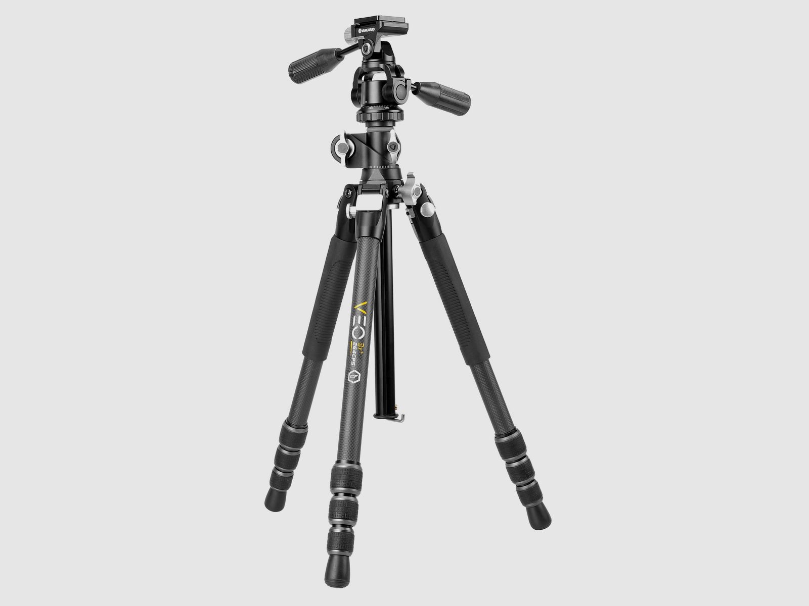 Vanguard Veo 3T+ 264CPS – Trípode de fibra de carbono, rótula de 3 vías y columna descentrable, imagen 3 de 8