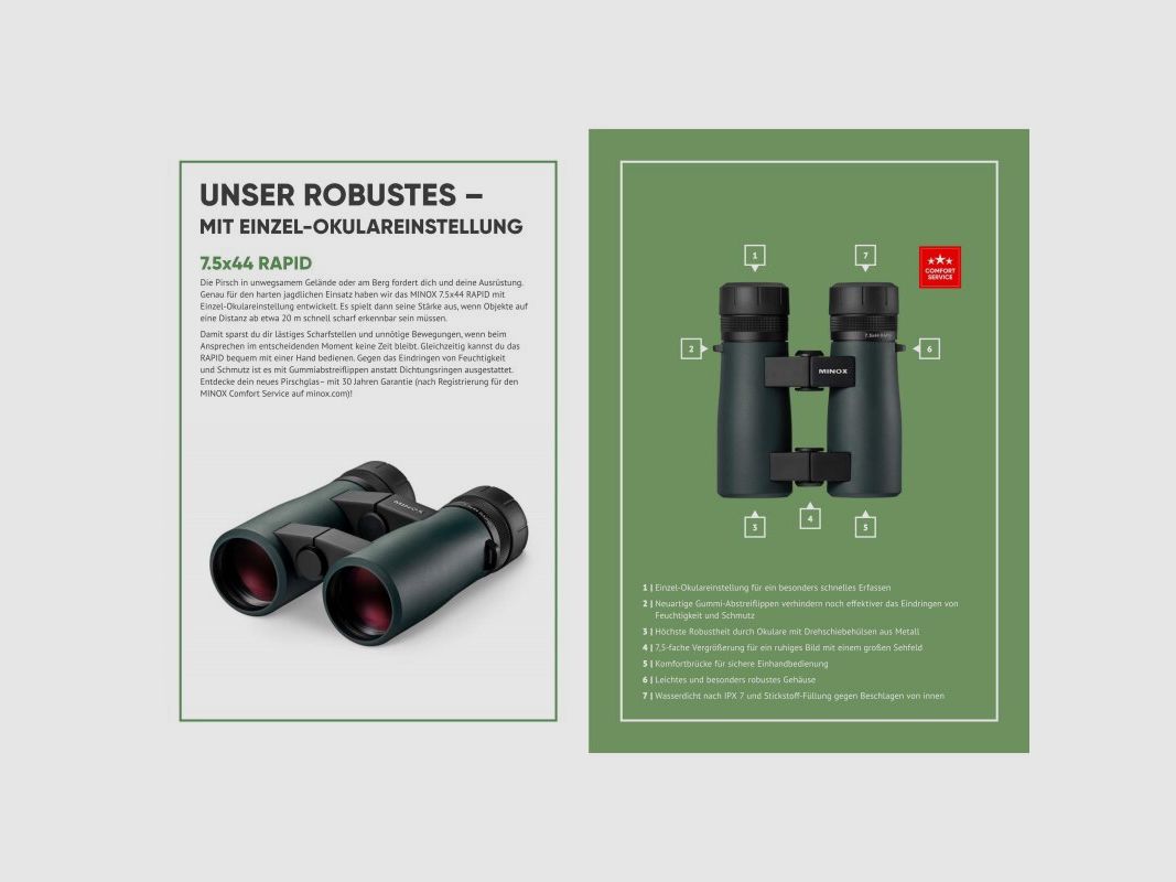 Minox 7,5x44 Rápido