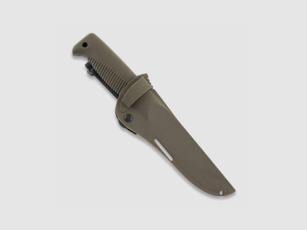 Peltonen Knives M07 Ranger Puukko Sissipuukko FJP121 PTFE Beschichtung Kunststoffscheide braun FDE