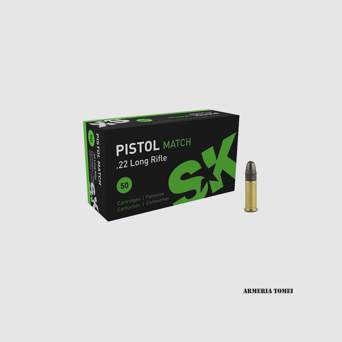 SK – PISTOL MATCH CAL. 22LR CONF. 50 PCS.