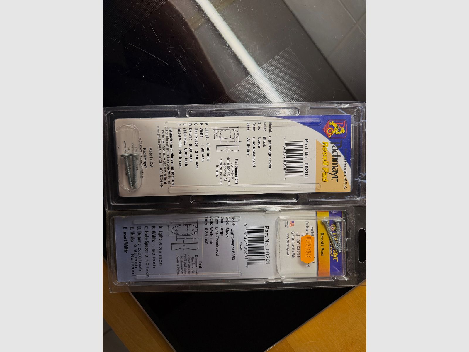 Pachmayr recoil pad stock cap various sizes