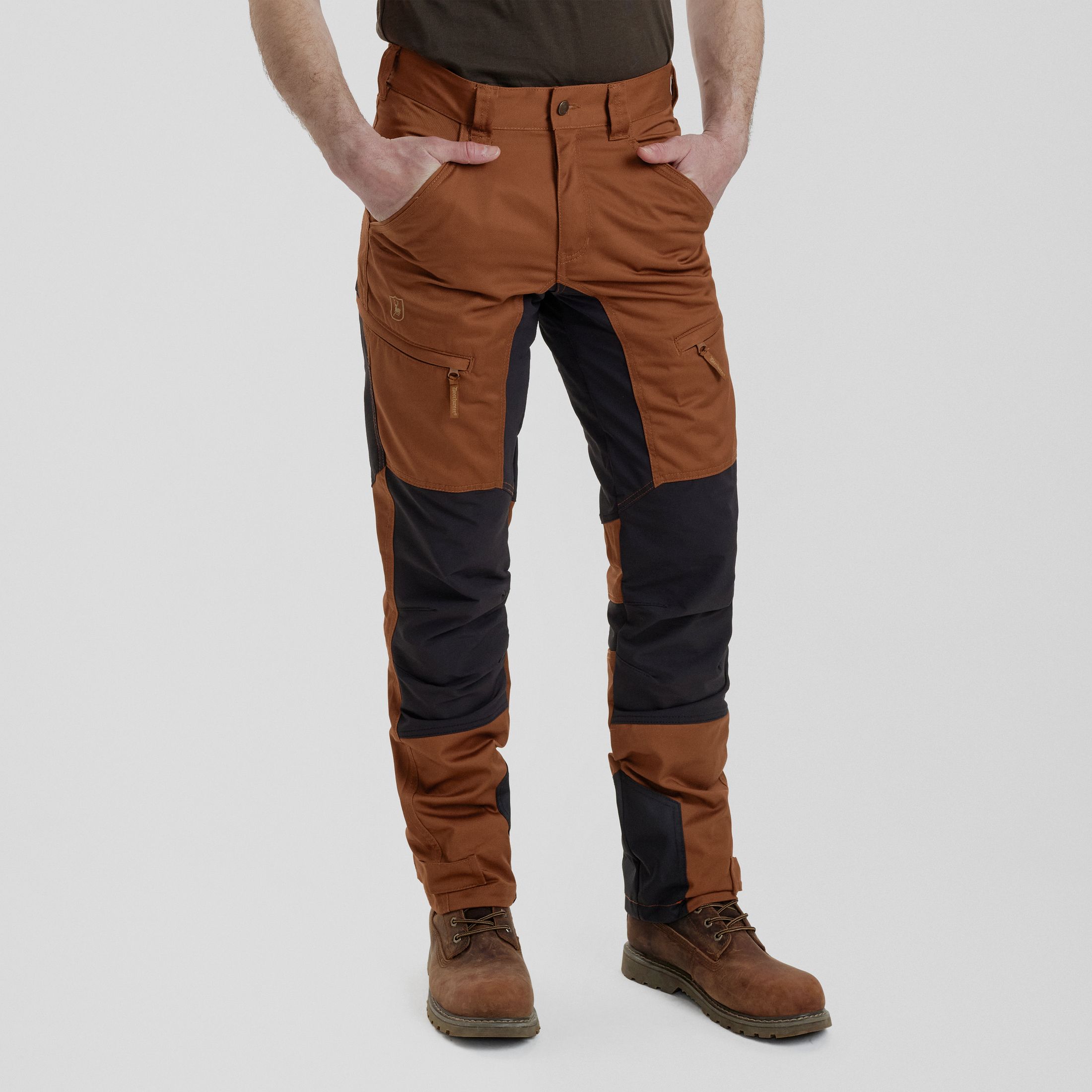 Rogaland Stretchhose mit kontrast - Burnt Orange – Kleidergröße Herren: 52