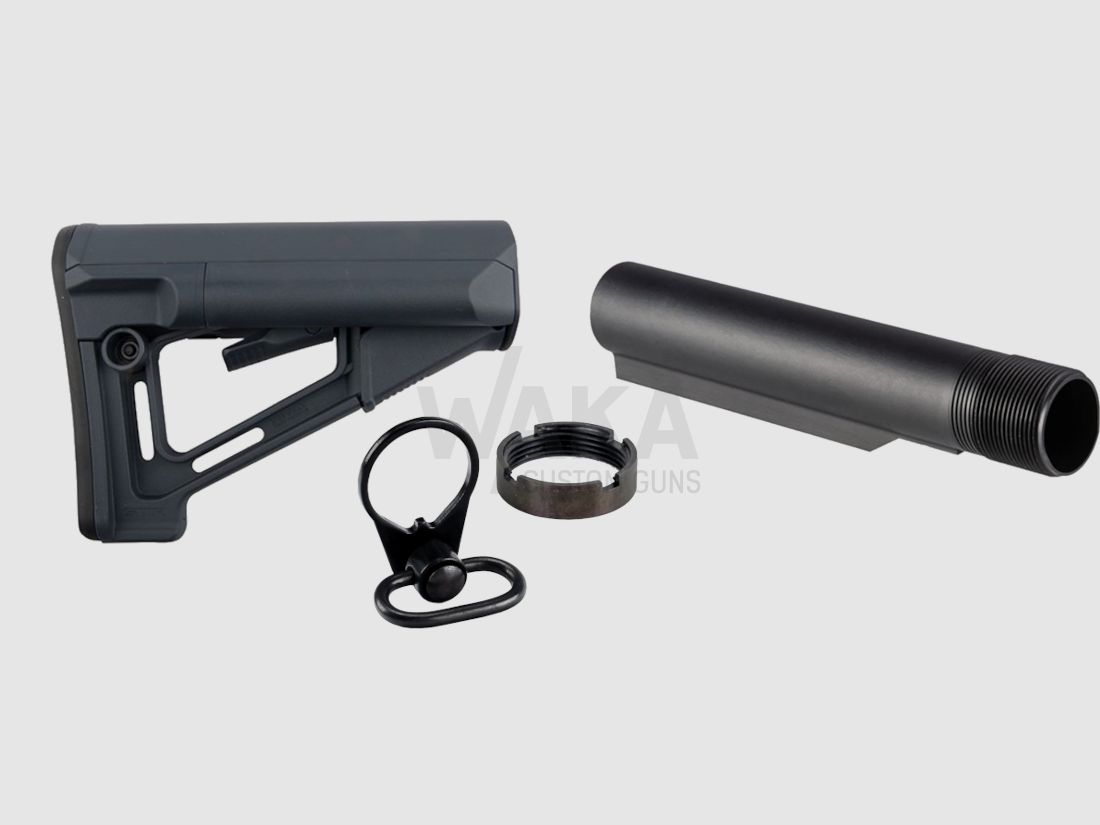 Magpul STR Kit auf M4 Adapter, Sniper Grey