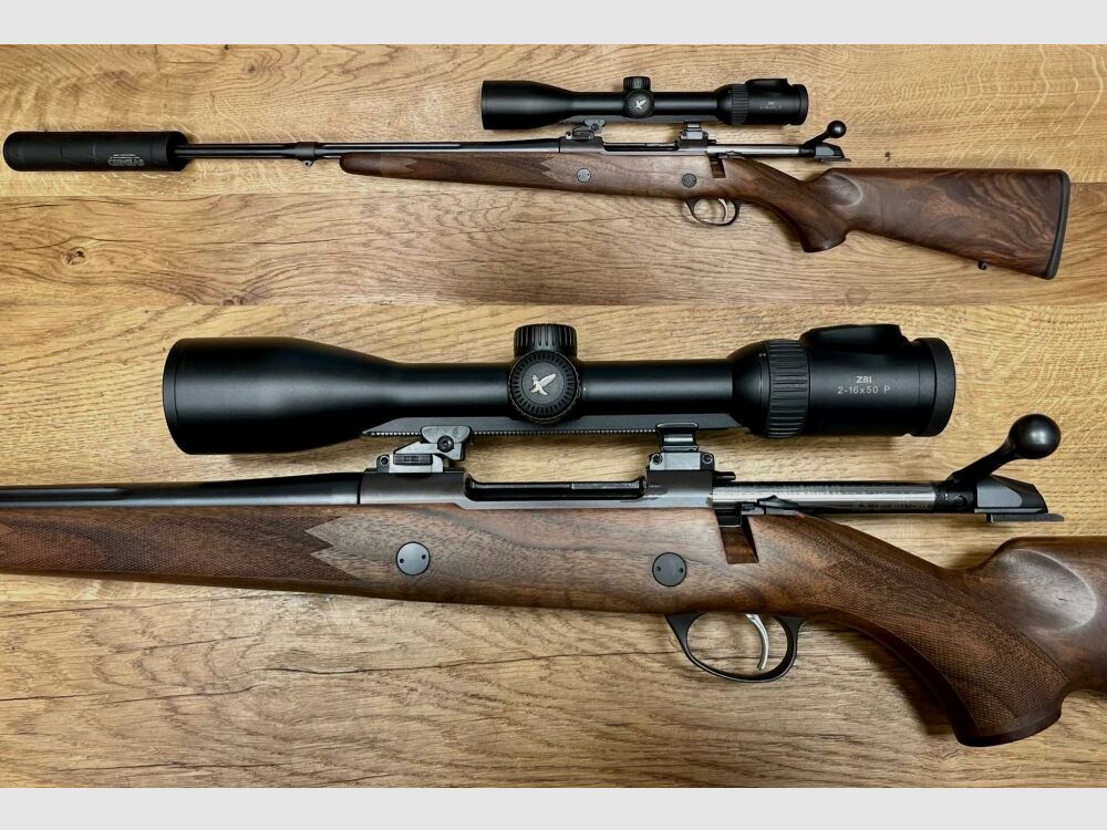 Sako mit Swarovski Z8i und Svemko 85 Grizzly Links