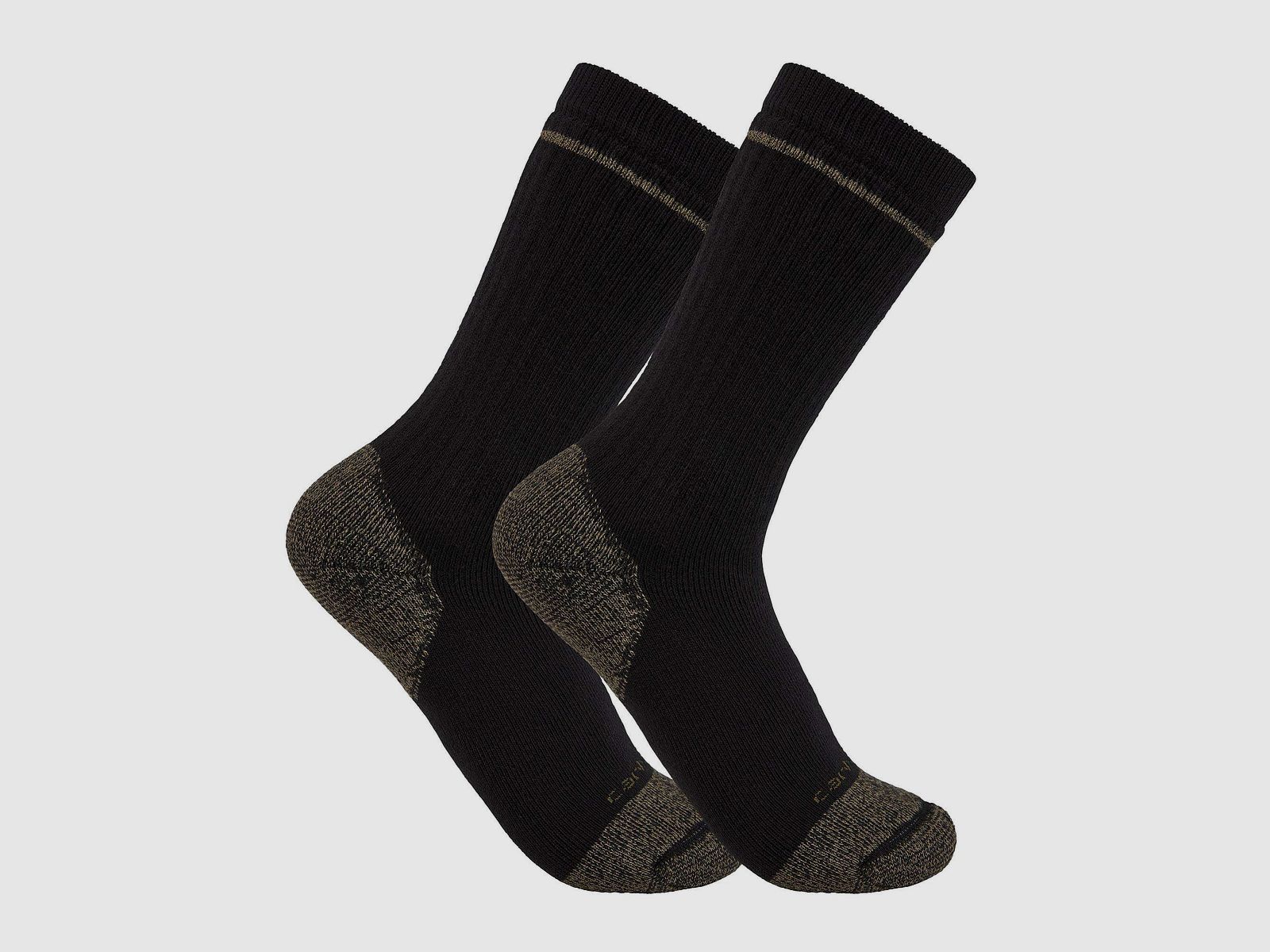 Calze in cotone Carhartt 2-Pack Uomini Nero L