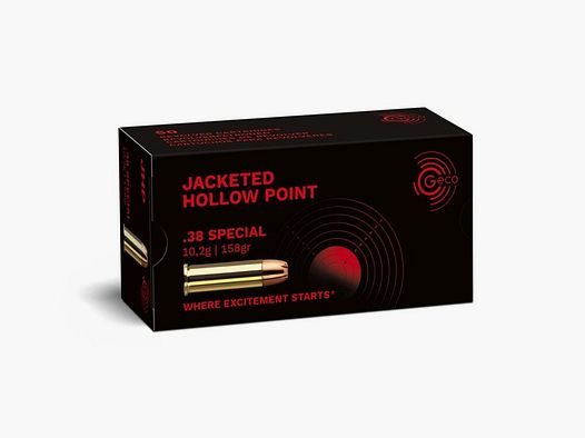 Geco JHP 158grs 50St .38Special