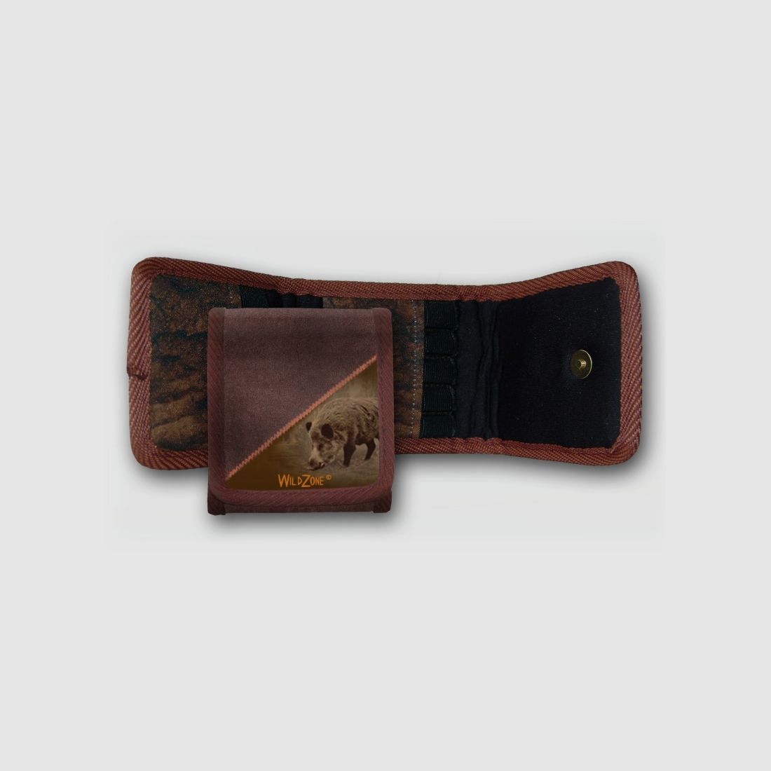 Munitionskoffer für Karabiner aus Kunstleder 10 Fächer