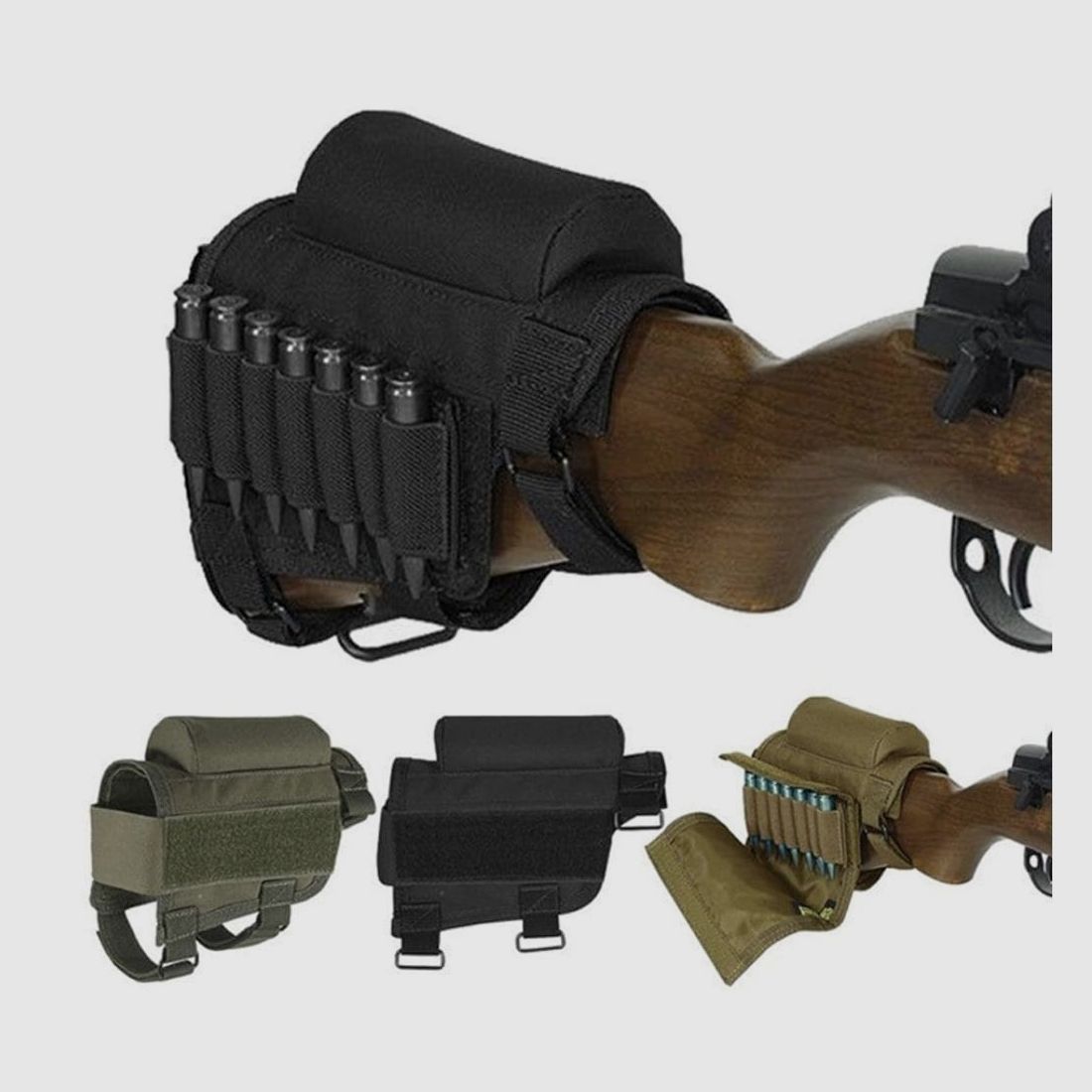 Stock extension / Stock magazine black universally compatible