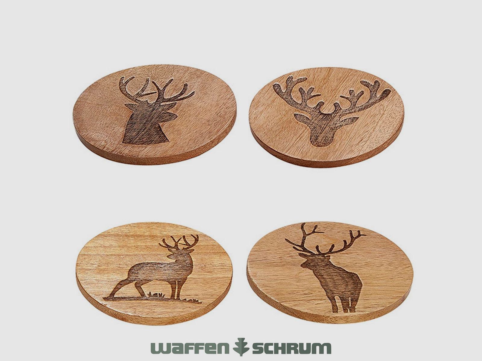 Sous-verre en bois AKAH cerf