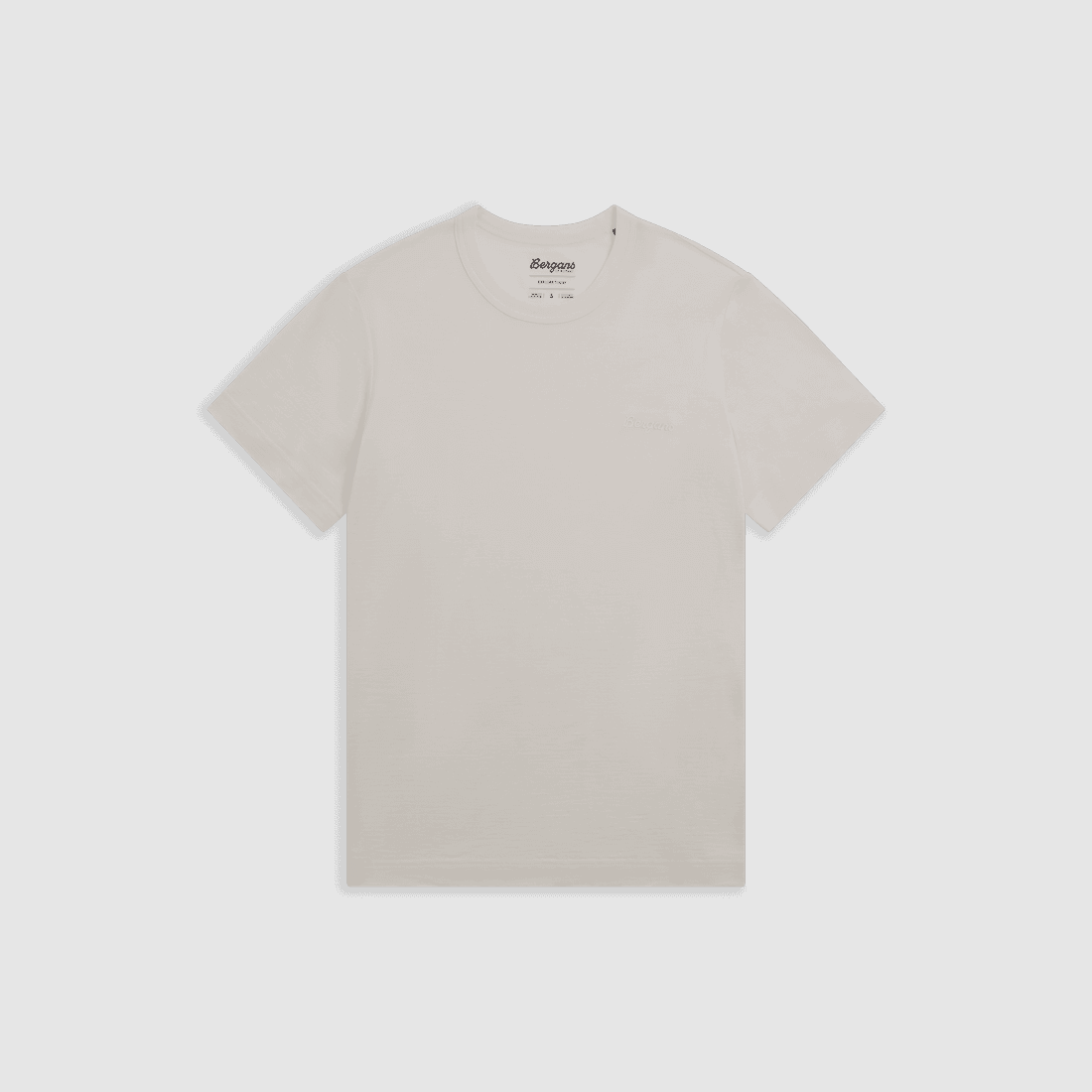 Bergans Logo Merino Tee Women Vanilla White M