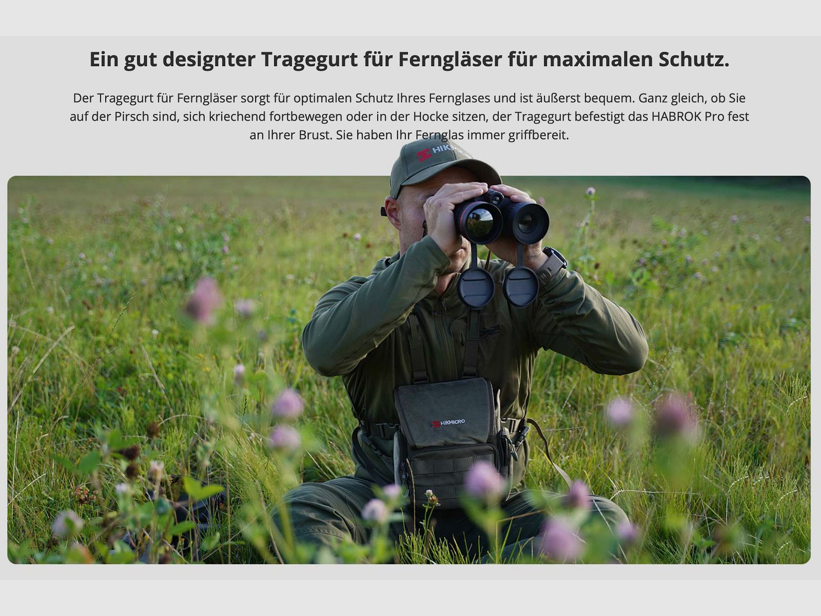 Hikmicro Binocular Habrok Pro HQ50L Wärmebild/Nachtsicht/Digitalkamera 850Nm 3840 × 2160