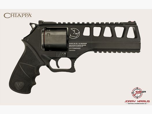 Chiappa Rhino 60 DS .44 Magnum 6″ L-Frame Black