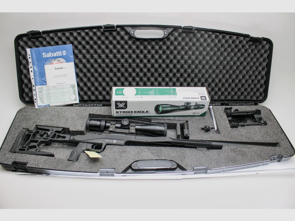 Rep. carabine Mercury STR Sport FC noire cal. .308 Win avec Vortex 5-25x56 et .308Win