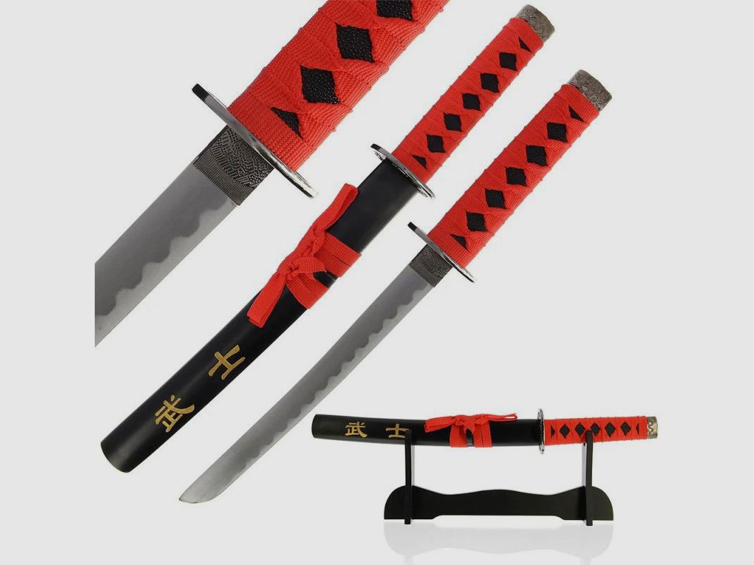 Tanto Katana Schwert rot