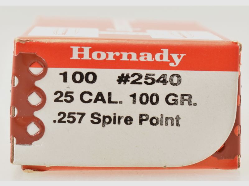 100 Hornady Geschosse .257- 100gr. Spire Point