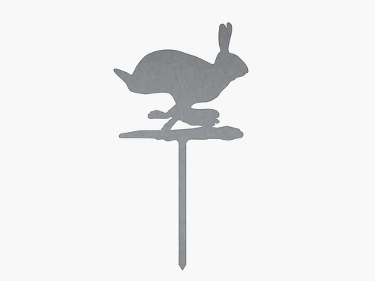 Decorative flower stake "hare"