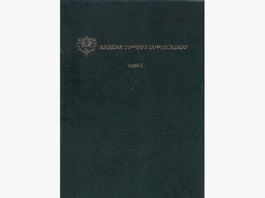 Jagdrevierbuch Teil I – Hardcover