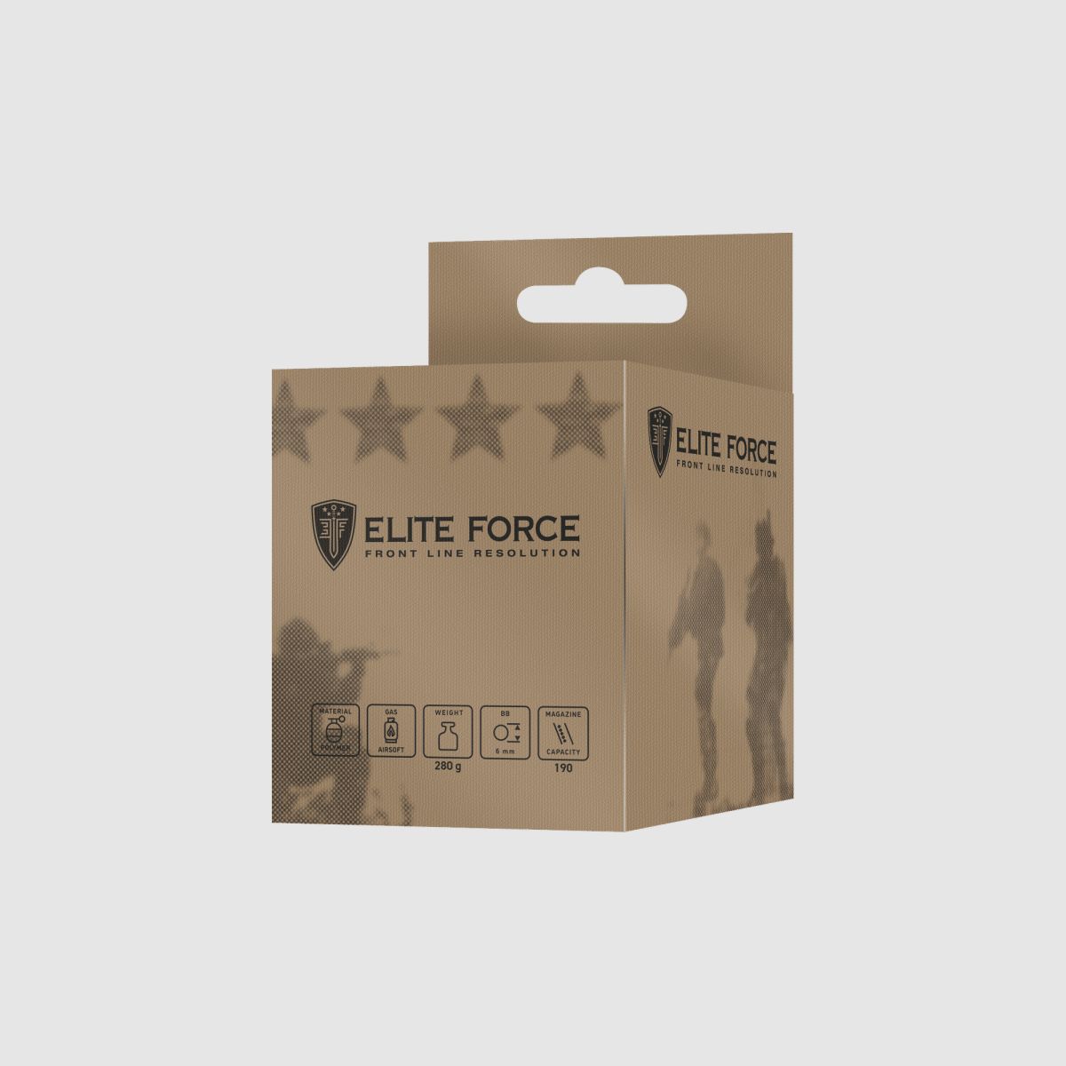 Granada Airsoft Hailstorm 6mm BB con disparador de impacto - 190 disparos que brillan en la oscuridad | Elite Force