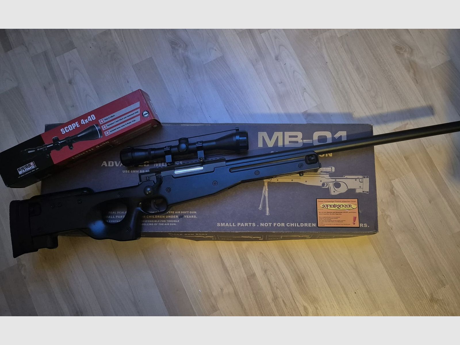 MB-01 Airsoft Sniper <0,5 Joule incl. Scope>