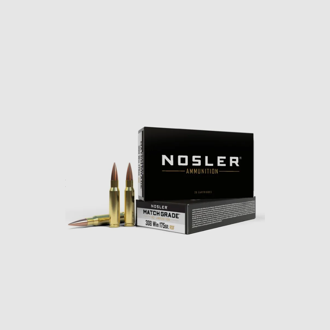 Munition 308 WIN NOSLER RDF 175gr .60132, Bild 2 von 2