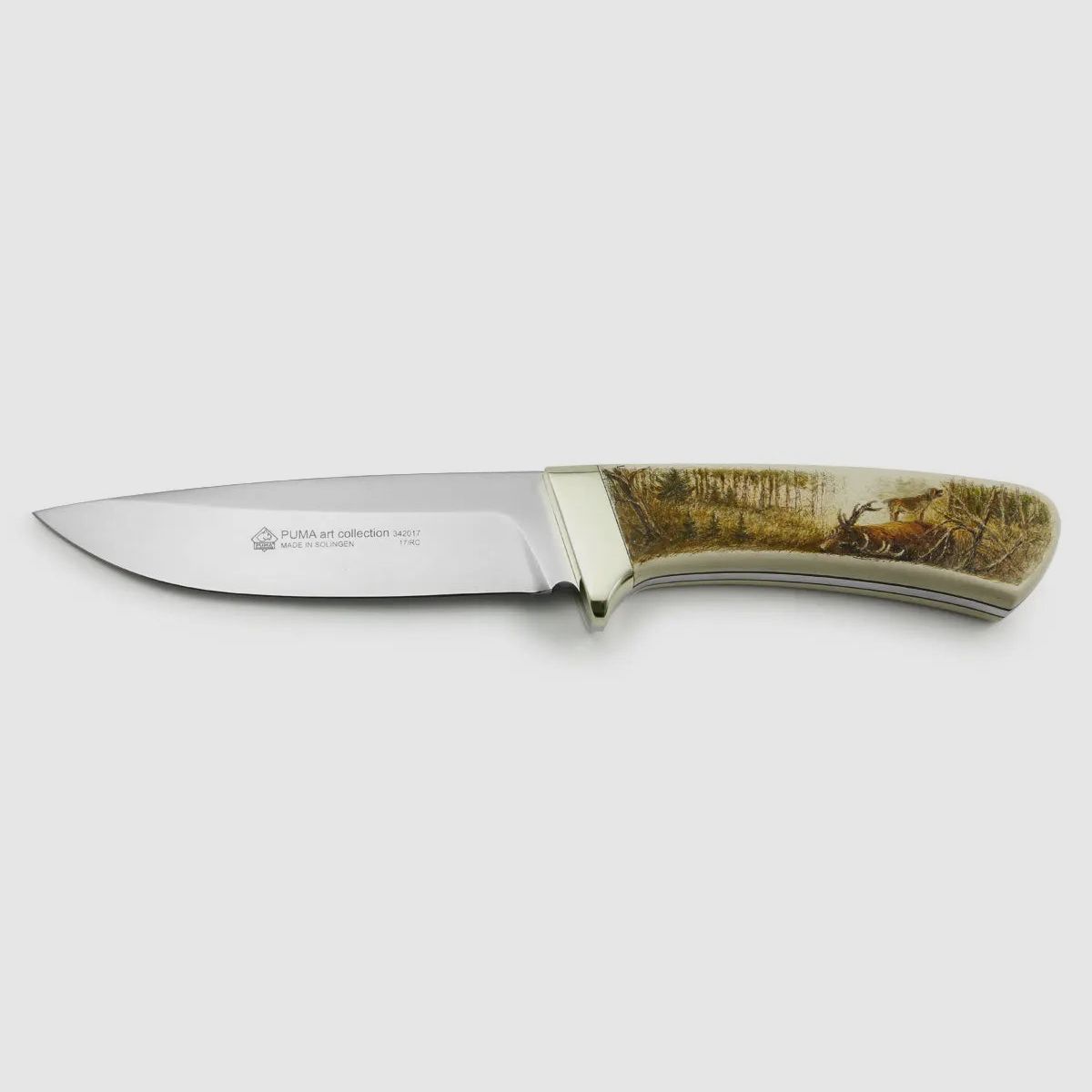 PUMA art collection, Totverbeller / Hochwildsignal (Hirsch tot), rotwildmesser, Unikat