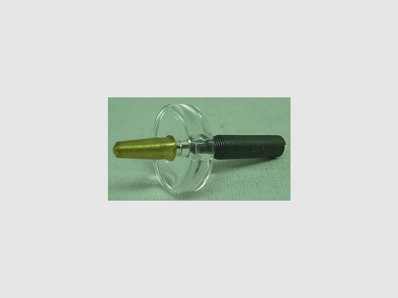 Bullet hole tester .38/357Mag. - 9mm, with magnifying glass