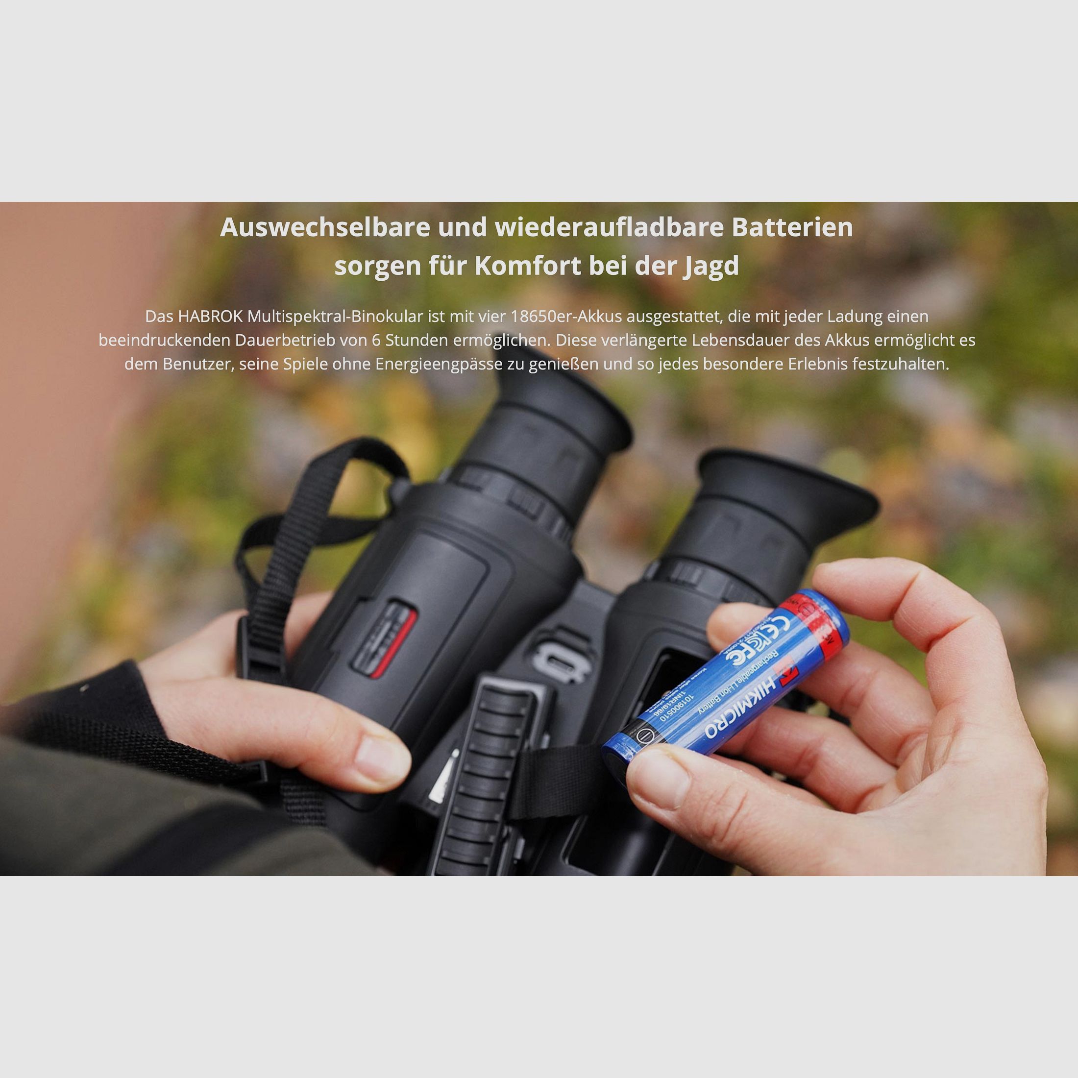 Hikmicro Binocular Habrok HQ35LN thermal imaging/night vision/digital camera 940Nm 2560 x 1440