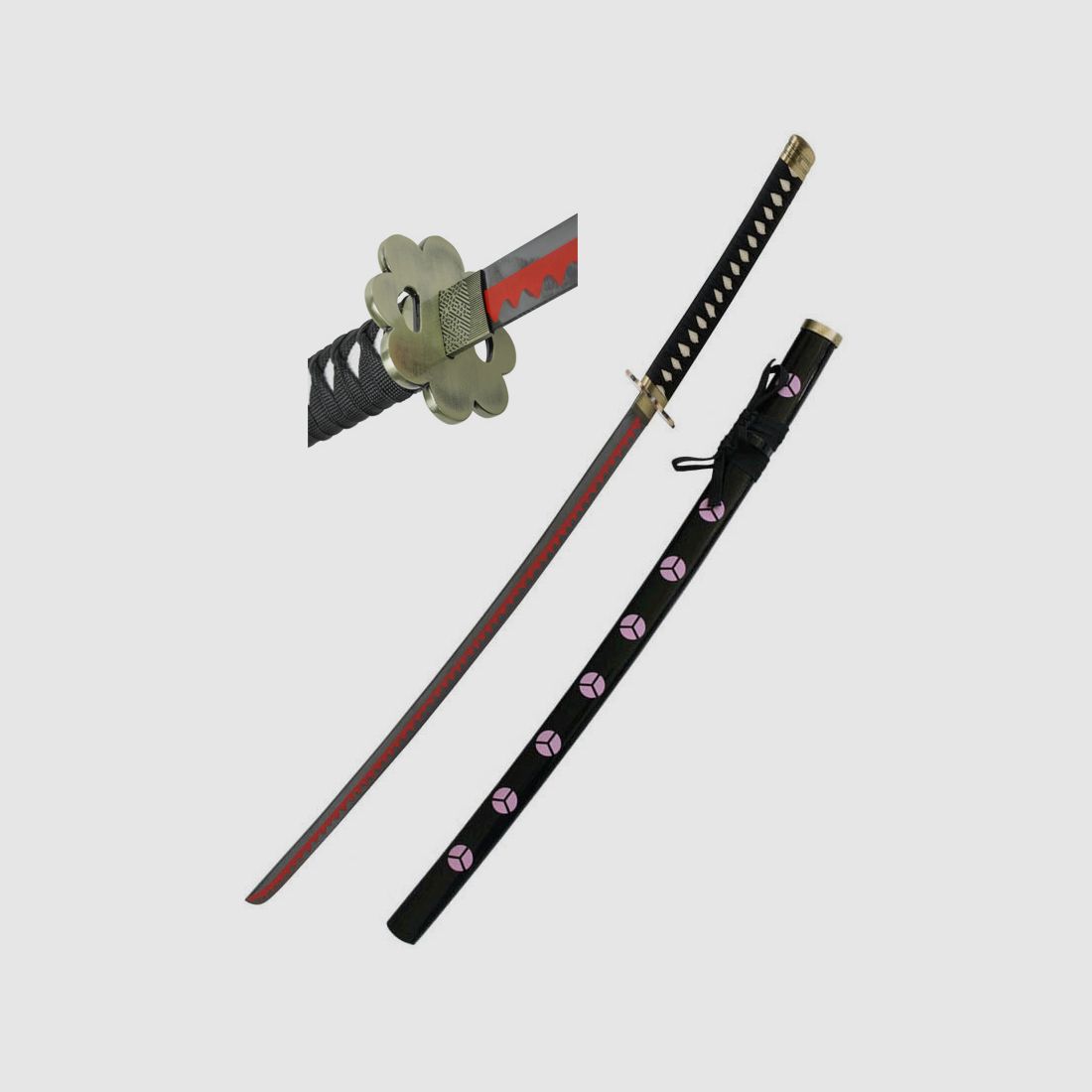 One Piece Shuusui Katana con fodero in legno