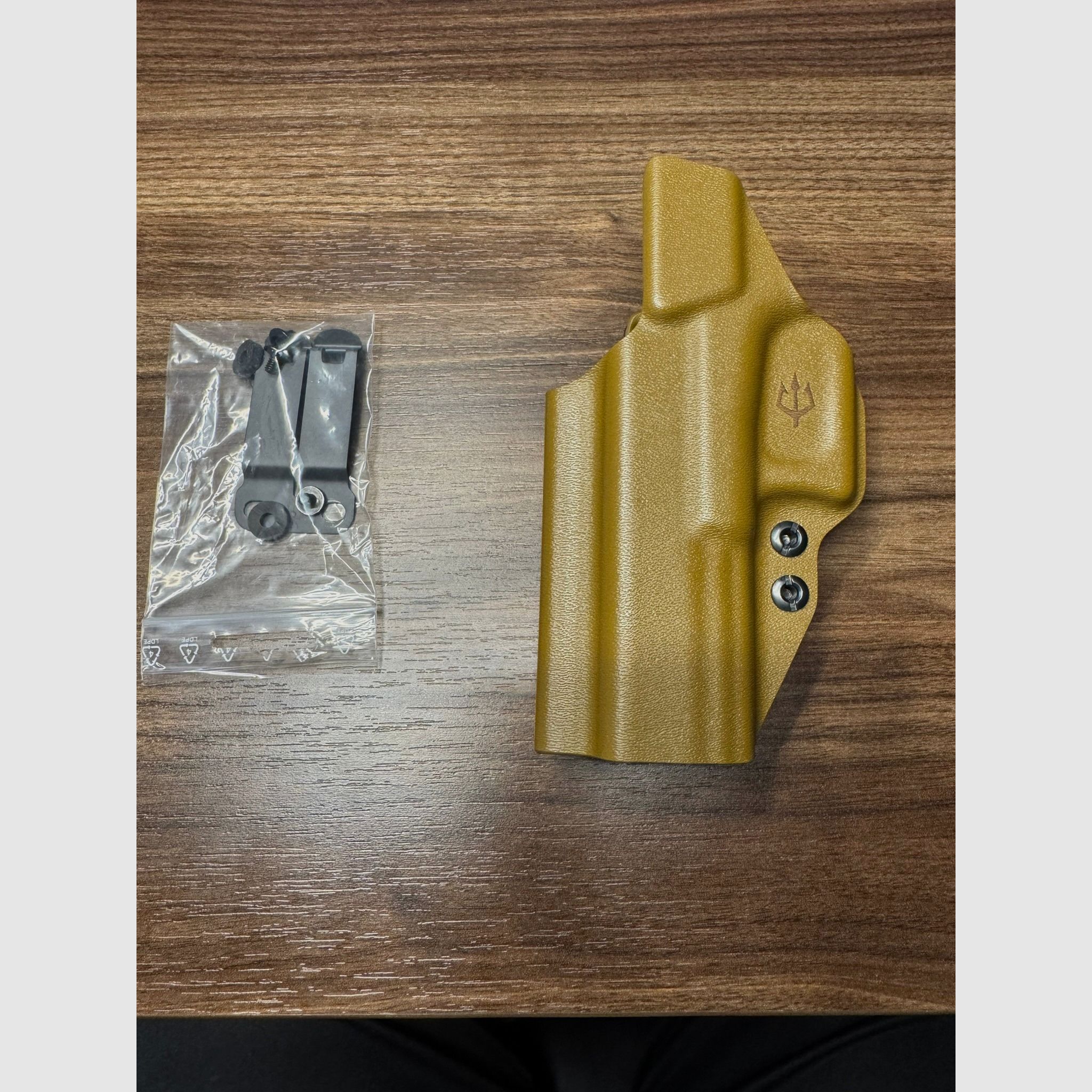Black Trident Viking IWB Kydex Holster - Kleur Coyote